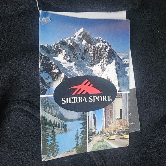 vintage button-up fleece crew jacket 1990s TV Chicago Hope Sierra Sport L - Picture 8 of 10